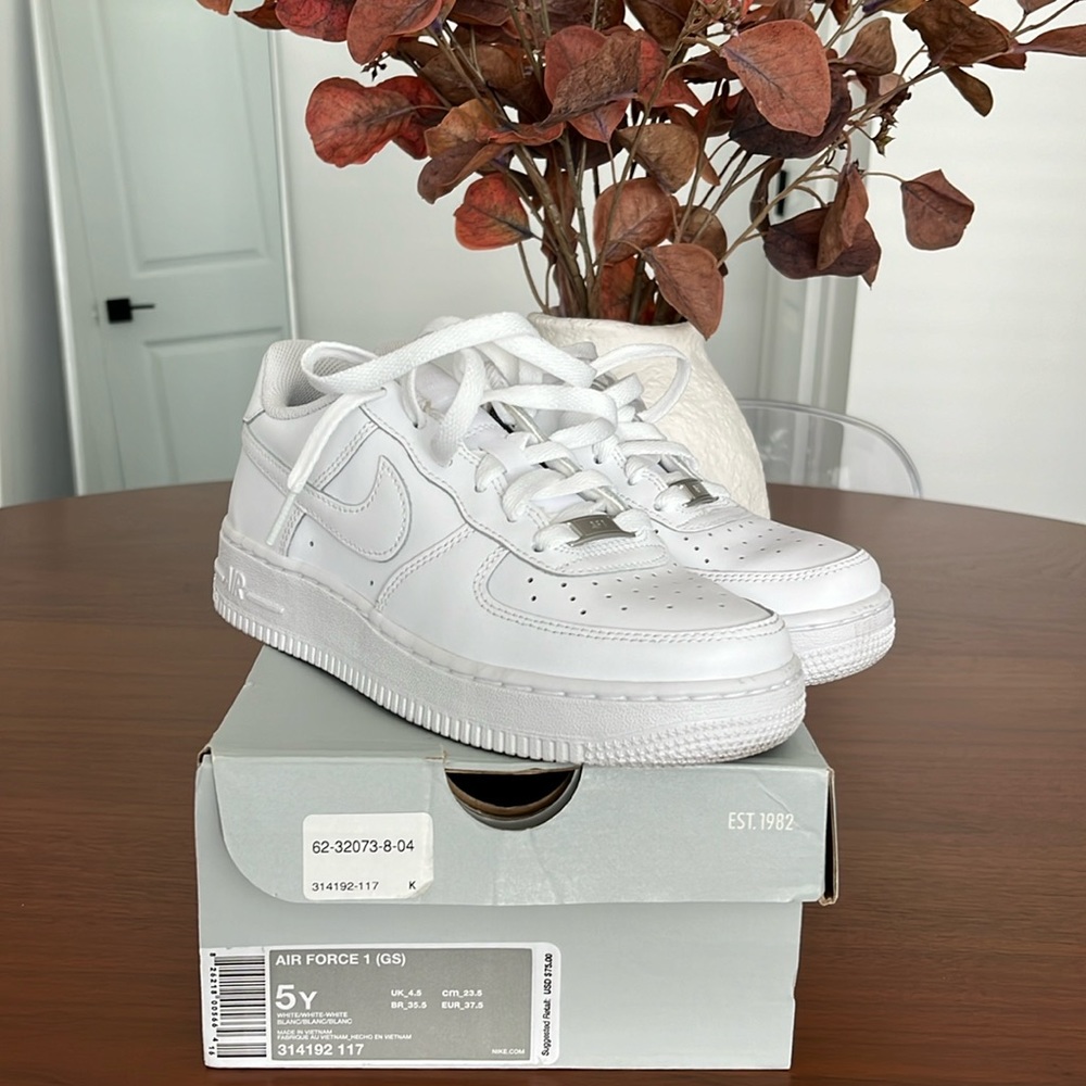 Air Force 1 (GS) white Big Kid 5Y